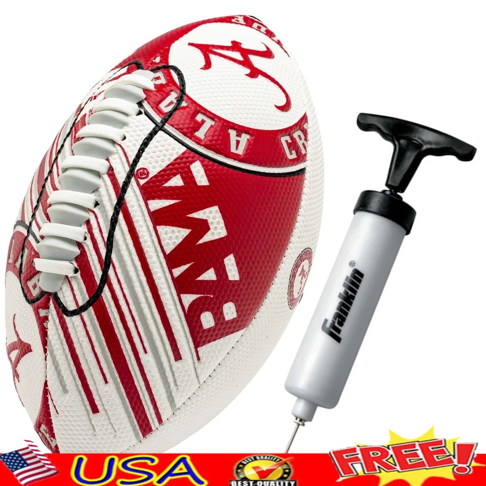 

Youth Mini Football 8.5 Inch Soft Foam AIR TECH Cover SPACELACE Easy Grip Perfect Kids Tailgates Beach Barbecues Officially