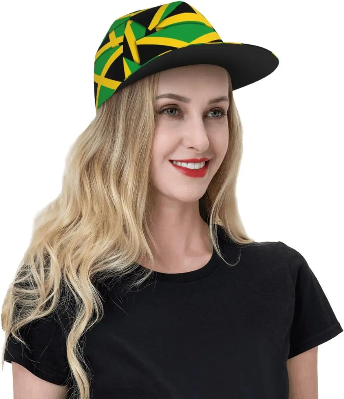 Funny Jamaican Flag Baseball Cap Workout Hats with Adjustable Strap for Men & Women Dad Hat Snapback Hat