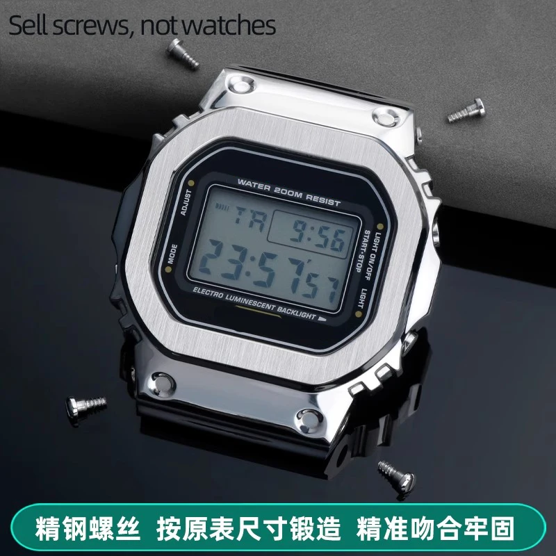 Accessories For Casio G-SHOCK DW5600 GW-M5610 DW-5600 DW-5030 GA-2100 GW-B5600 Series Bezel Repair Stainless Steel Screw Tools