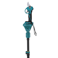 35mm Brushless Cordless Electric Pruning Shears With 250cm Telescoping Pole Garden Tool Pruner Branches For Maki 18V Battery