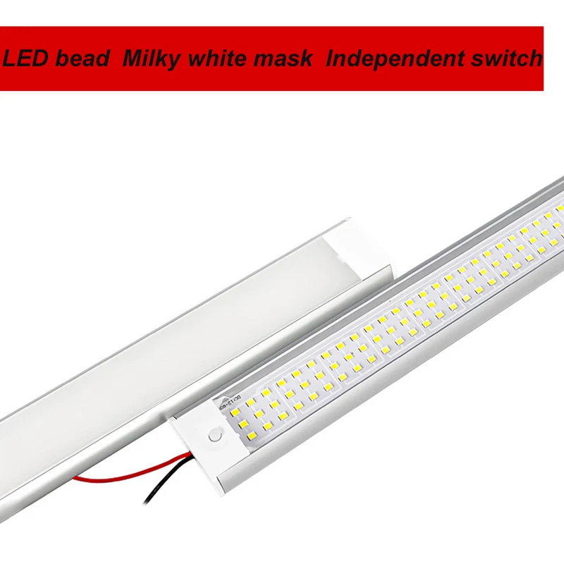 Nature White Light 12V-80V Roof Interior LED Compartment Light ultra-thin Caravan RV Dome Light Trailer Truck Cabin Reading Lamp