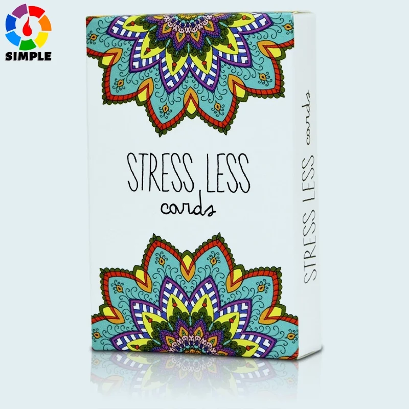 

Stress Less Cards - 50 Mindfulness & Meditation Exercises - Helps Relieve Stress and Anxiety