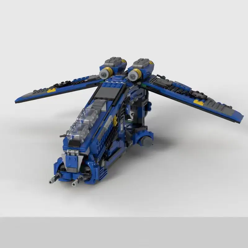 

700 шт., космический вооруженный боевой вертолет, креативные образовательные детские строительные блоки, подарок