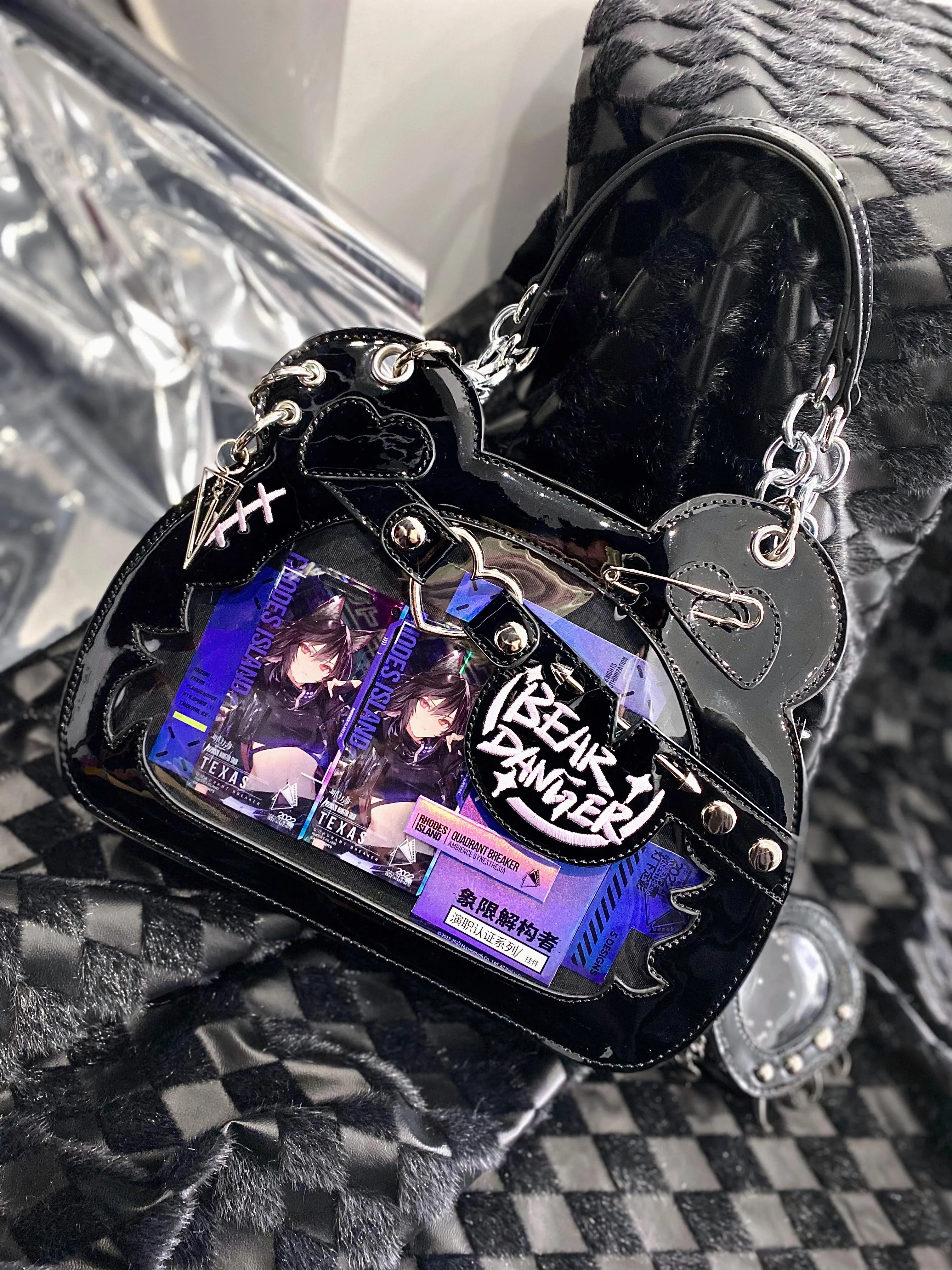 3 Way Ita Bag Autumn 2026 Transparent Crossbody Bag New Chic Kawaii Bear Ear PU Shoulder Bag Popular Backpacks Bolsos Сумка
