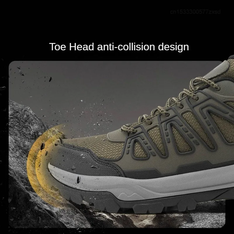 Xiaomi WALK SOUL Men Hiking Shoes Waterproof Non-Slip Wear Resistant Men's Outdoor Mountain Boots Climbing Shoes Men Sneakers