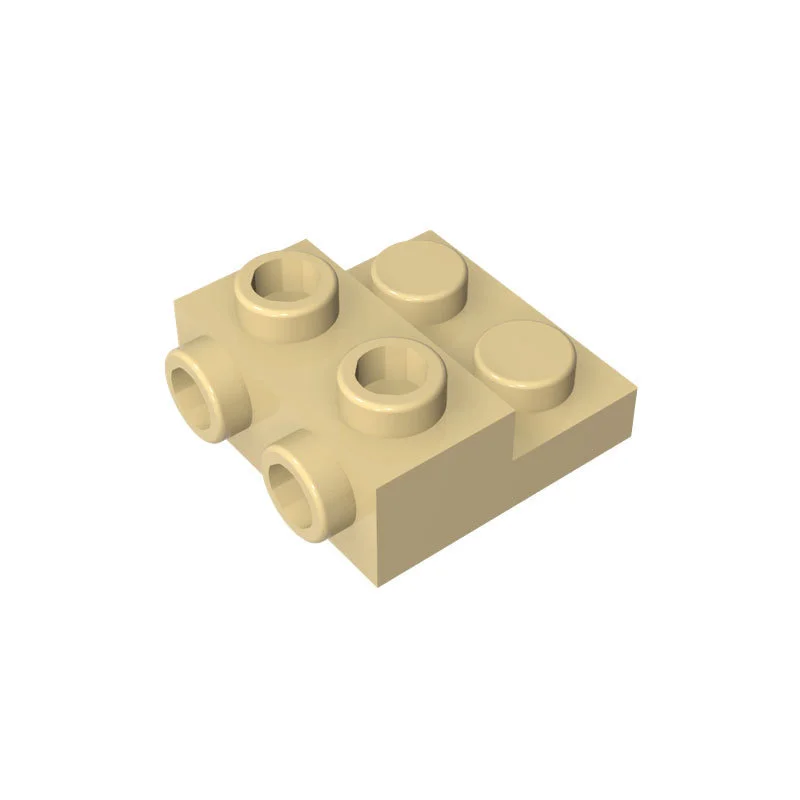 50 Stück 99206 Modifizierte Platte 2x2x2/3 mit 2 Noppen an der Seite Bausteine Spielzeug für Technische Bauwerke Geschenk DIY MOC Kompatibel – Detail 13
