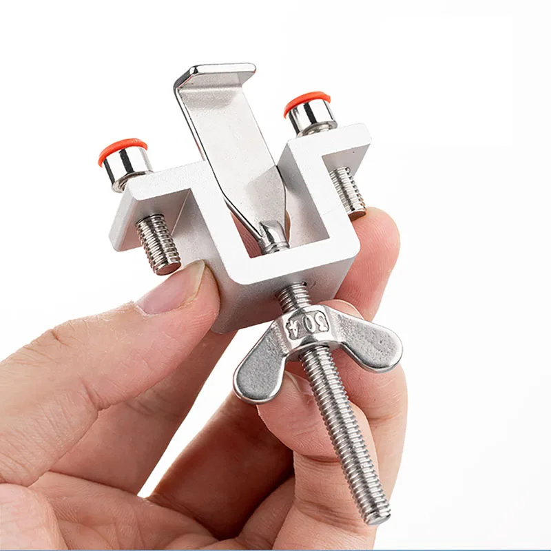 

1PCS Portable Door Lock With Double Nut Adjustment Body Hotel Travel Self Defense Door Lock Anti Theft Door Lock Safety Lock