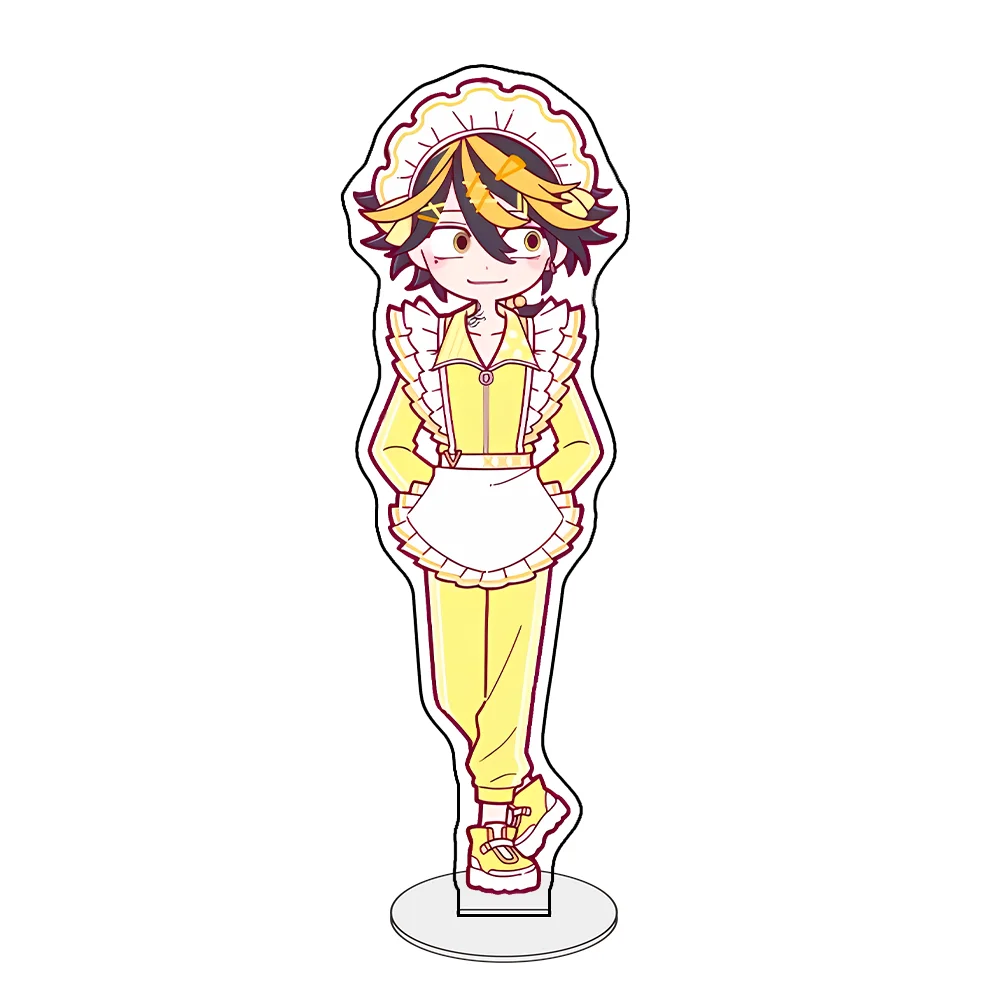 Anime Tokyo Revengers Hanemiya Kazutora 15cm Acrylic Stand Keychain Maid Dress Tabletop Ornament Room Decor Figure Toy Gift