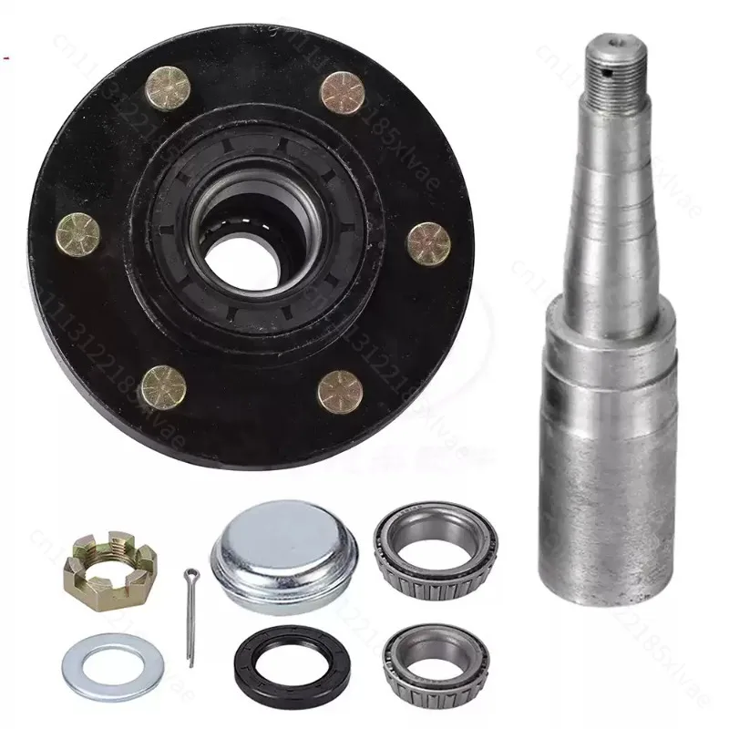 High-quality Trailer Wheel Hub Axle Short Half RV Rear 2.7 Tons 6 Holes 139.7 Axle Head