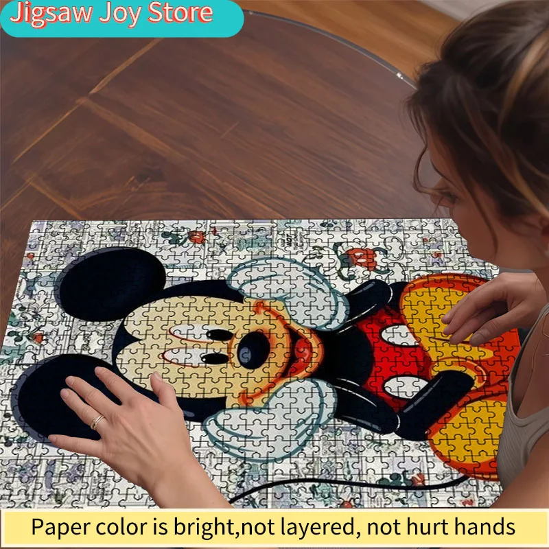 1000-teiliges Buntes Cartoon-Mäuse Puzzle |   Lebendiges abstraktes Design, Comic-Muster, herausfordernd und unterhaltsam, Familie