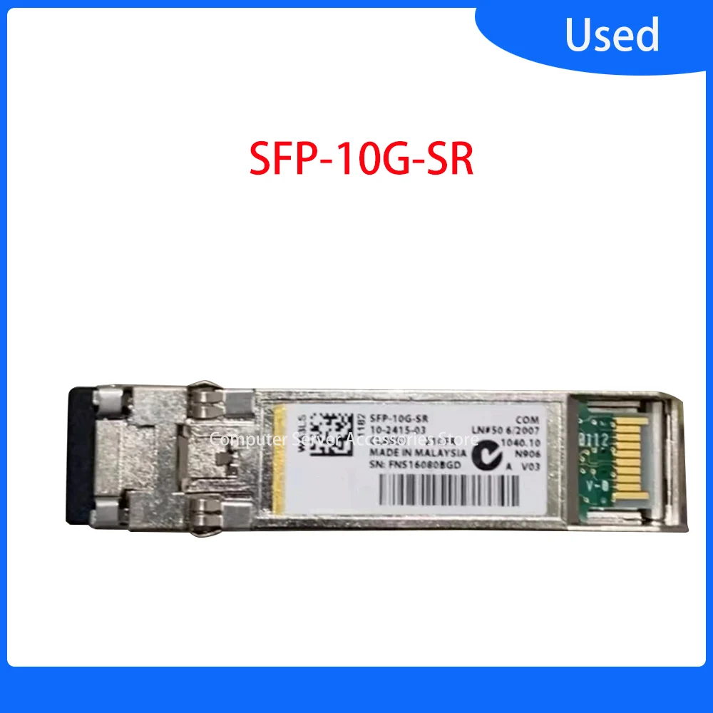 Оригинальный модуль приемопередатчика V03 10G, фототрансиверы 10-2415-03 10GBASE-SR SFP + многорежимное волокно