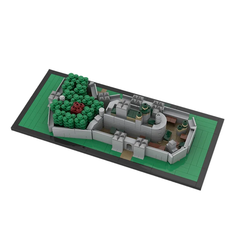 Bloques de construcción de escena de arquitectura de TV clásica, tronos MOC, juego de energía, Castillo de lobo Winterfell, modelo, juguetes para niños, regalo de cumpleaños para adultos