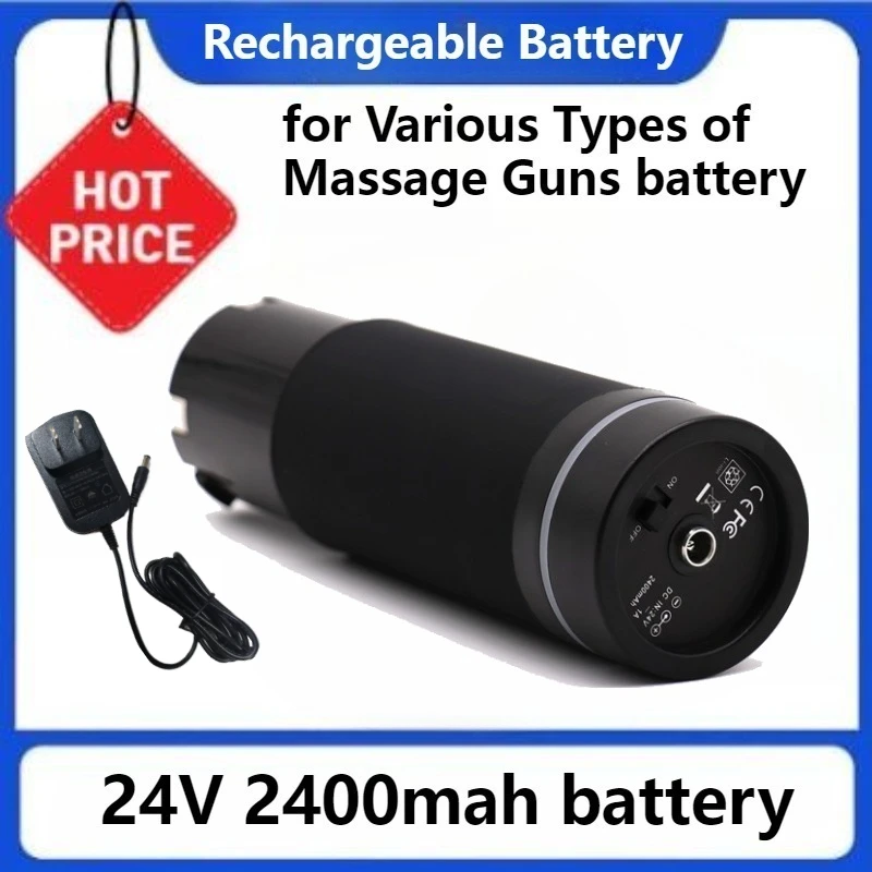 Massage Gun Battery for Various Types of Massage Guns/Fascia Guns  24V 2400Mah High-capacity