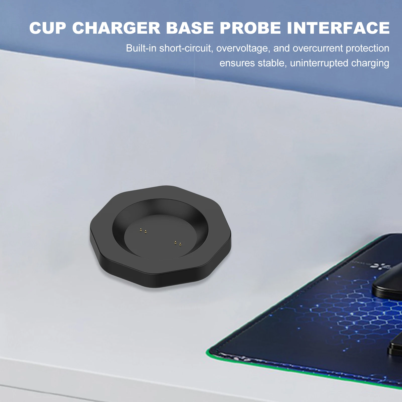 Charging Coaster for Ember Temperature Control Smart Mug 1/2 Replacement Charger Dock Base for Wireless Warmer Cup Accessories