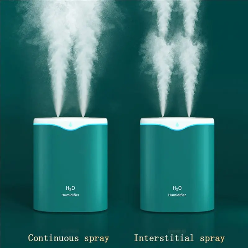 A98I-USB Air Humidifier Double Port Large Capacity Home Office Essential Oil Diffuser Aroma Humificador Mist Fogger