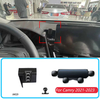 Car Phone Holder For Toyota  Camry 2021-2023 Gravity Stand Mount Support Horizontal GPS Mobile Bracket Accessories With a Base