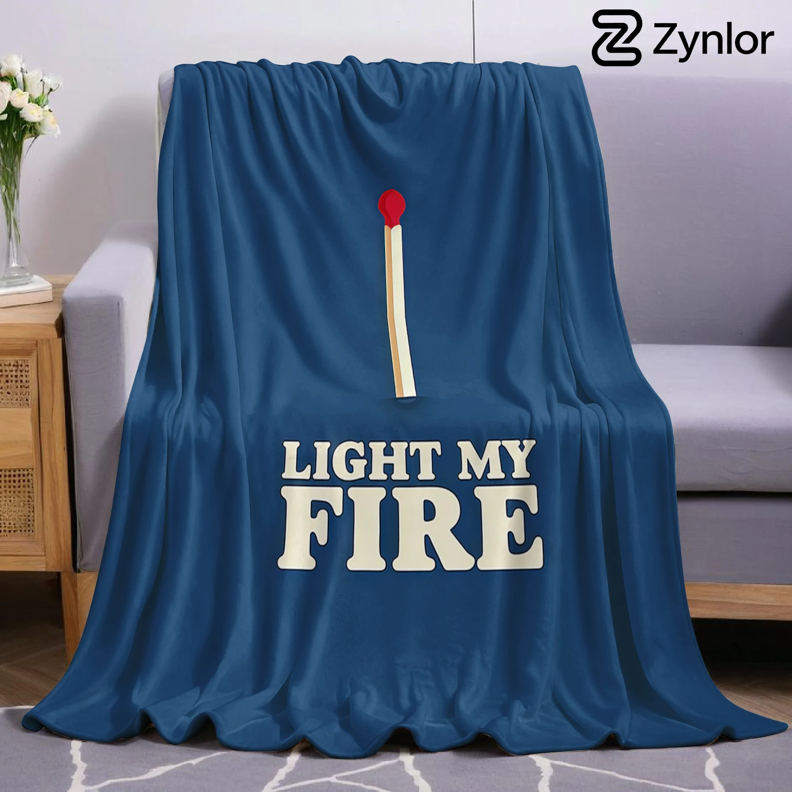 Retro Match Quote Christmas Fleece Throw Blanket Soft Warm Cozy Xmas Home Decor for Bed Sofa Couch Holiday Present