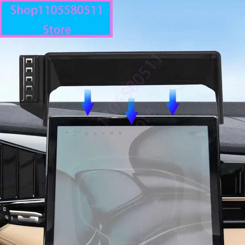 Suporte para Celular para Carro Geely Atlas II Starray, Montagem na Tela de Controle Central, Suporte de Gravidade, Acessórios para Automóveis