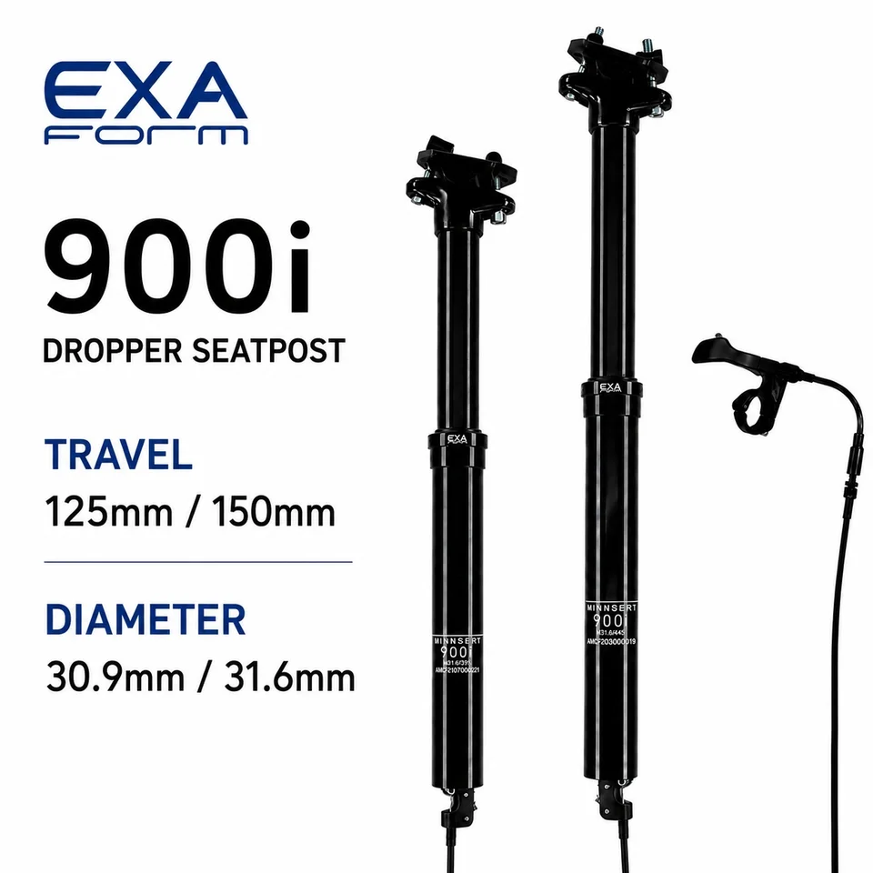 EXA 900i Dropper Seatpost 30.9/31.6mm 125/150mm Travel