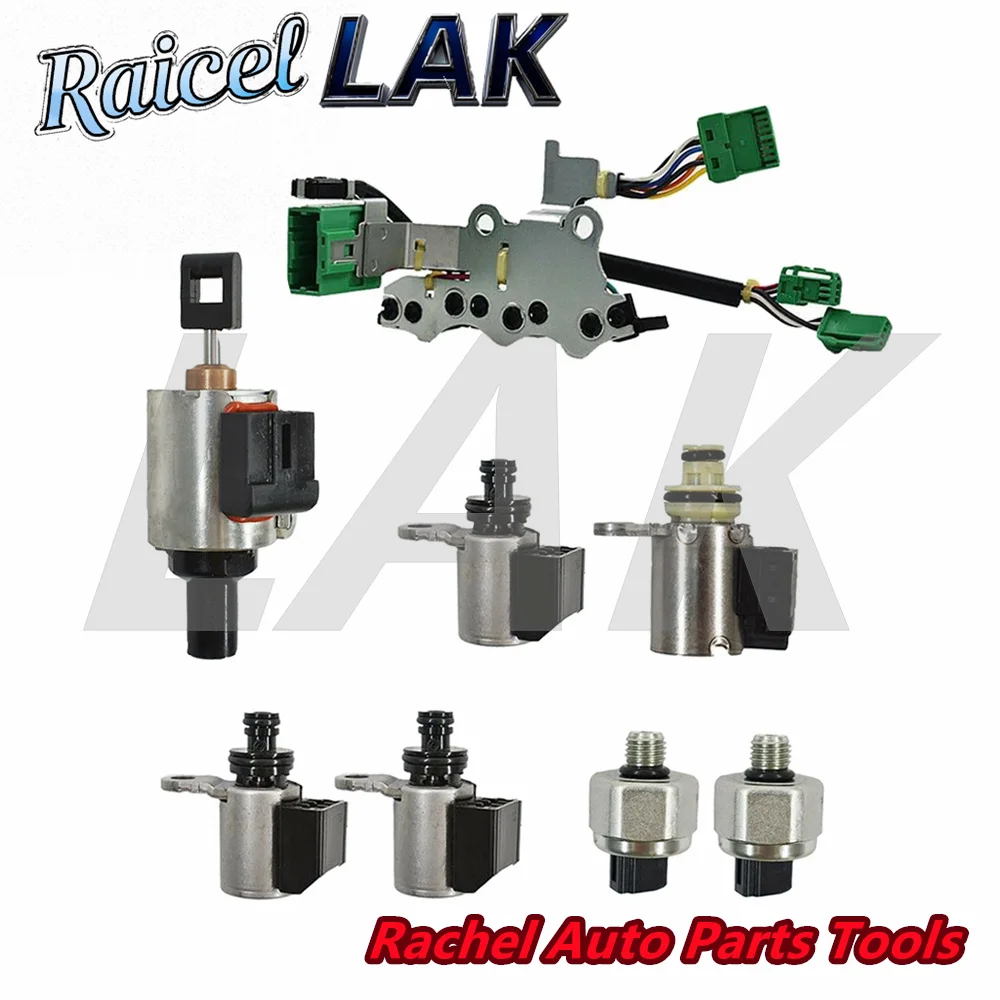 JF011E RE0F10A F1CJA CVT Kit Solenóide de Transmissão Com Sensor de Pressão de Cablagem Motor de Passo Para Nissan Altima Sentra Dodge