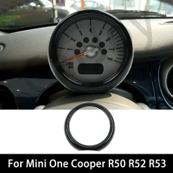 For Mini Cooper R50 R52 R53 Gloss Black Interior Front Tachometer Cover Sticker Car-Styling Auto Interior Accessories