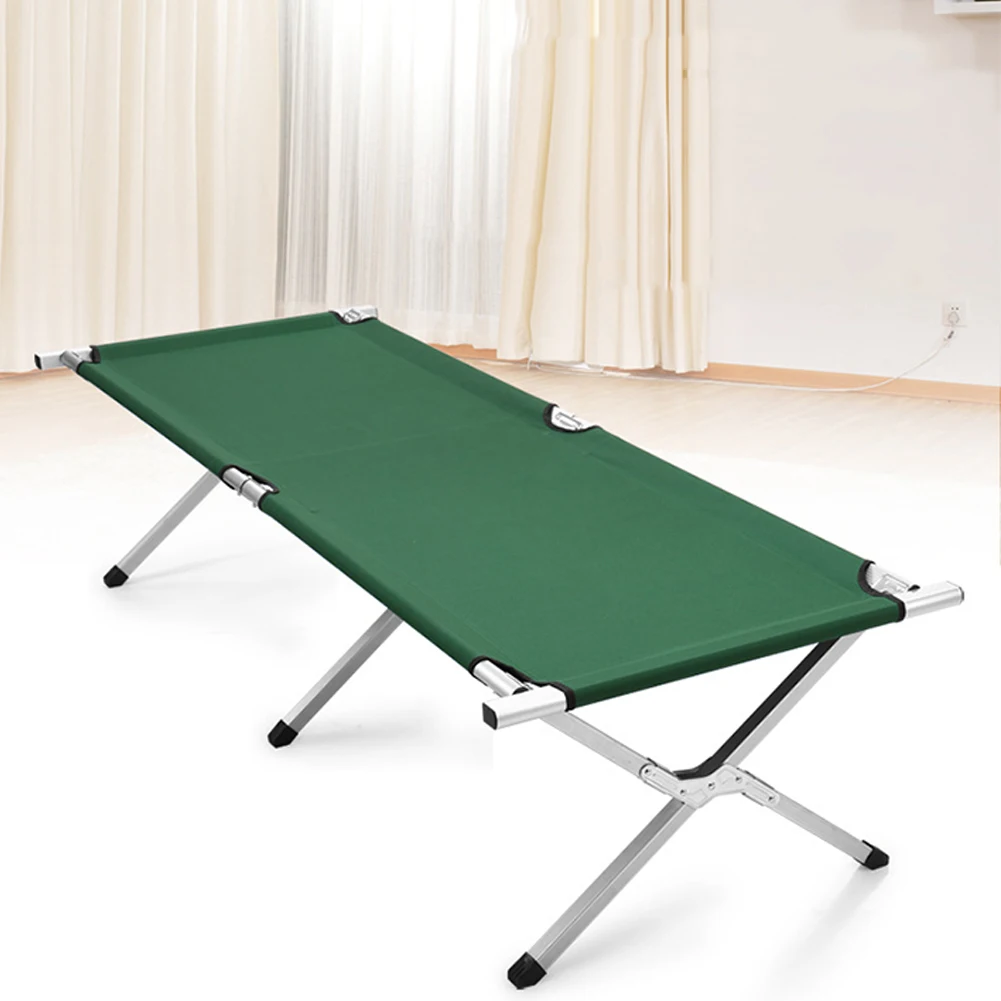 Camping Cot for Adults Lightweight Foldable Camping Cot Supports 330lbs Camping Cot Bed for Outdoor Travel Base Camp Hiking