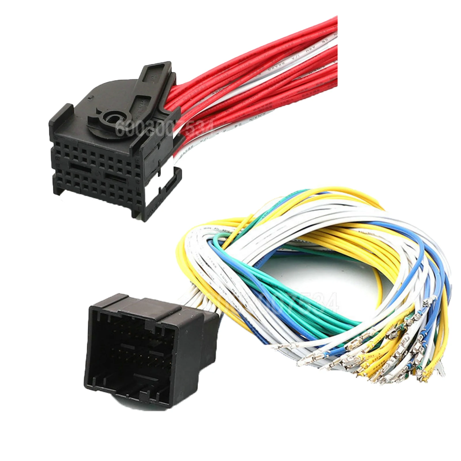 40 Pin Connector  Series Unsealed Male Female Connector Cable Plug Motorcycle Electrical Harnesses Wiring Harness 967286-1