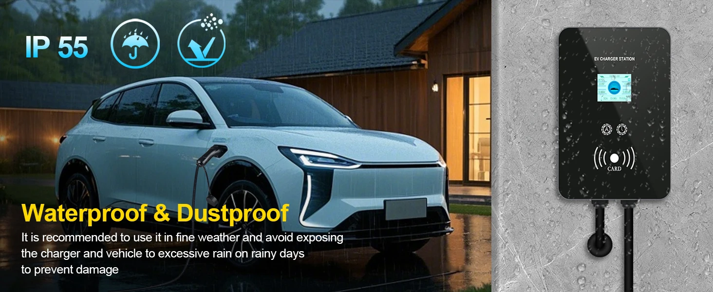 Kolanky 22KW/11KW EV-Ladegerät Typ 2 32A 16A EU-Stecker 5M Kabel Zeitverzögerung Heimladestation für Elektro- und Hybridfahrzeuge – Detail 9