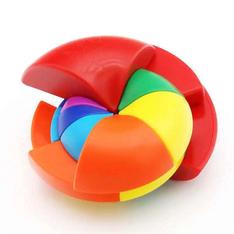 Rainbow Twist Puzzle Cube Strange Shape Stickerless Educational Toys Creative Gifts For Adults Juguetes Antiestrés Cubo Infinito