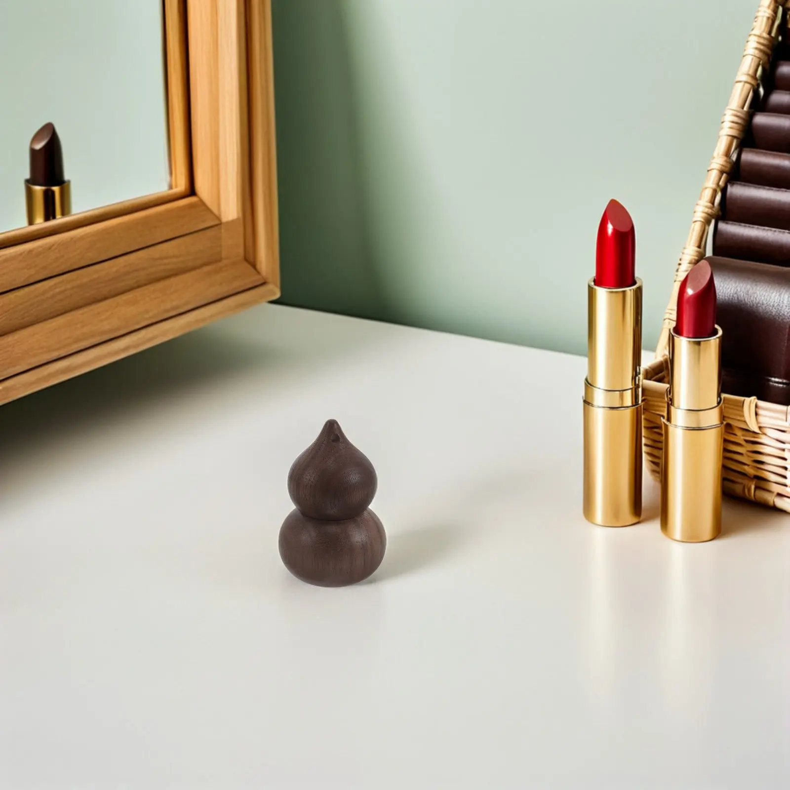 

Флакон-роллер для эфирных масел из черного ореха в форме тыквы, герметичный, многоразовый, для путешествий, для ароматерапии и парфюмерии