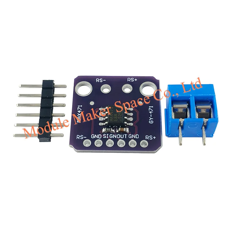 Max471 Voltage Current Sensor Module GY-471,with Pre-Wired Terminal Block,compatible with Arduino ESP32 Power Monitoring Tester