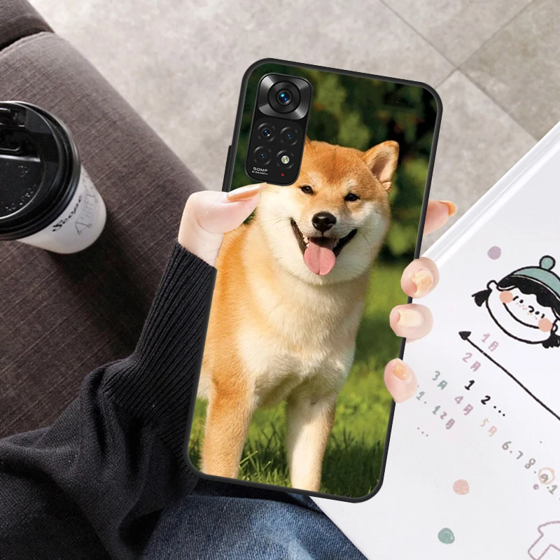 Động Vật Shiba Inu Chó Cho Redmi Note 10 Pro Ốp Lưng Cho Redmi Note 9 8 11 Pro 11S 10S 9S 8T 9A 10A 10C Bao Bọc Điện Thoại