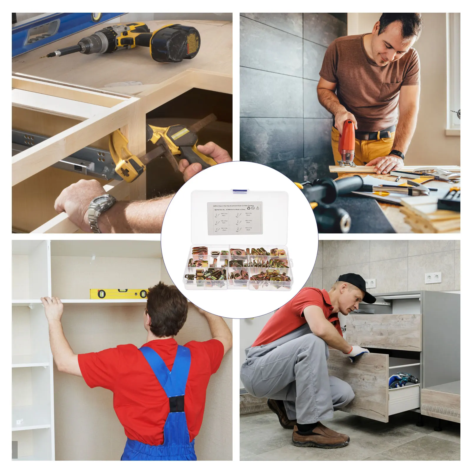 

60pcs Retainer Clip Nuts Manganese Steel Body Automotive Auto Clips For Car Body Clips Repair Parts Metal Fasteners