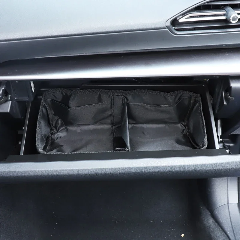 

YK For Subaru WRX Levorg 22-25 Oxford Cloth Car Center Console Glove Box Divider Storage Bag Organizer Box Interior Accessories