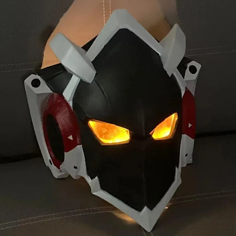 

Billy Kid Cosplay Face Cover LED Lighted Glowing Mask Prop Game Zenless Zone Zero Cunning Hares Halloween Party Props Men