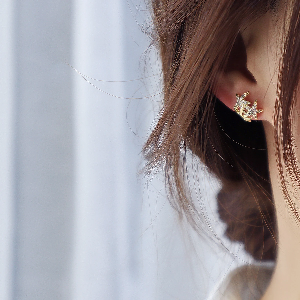 

Fashion Earrings Hypoallergenic Ear Studs Delicate Eardrop Jewelry for Women Daily Wear Gift Idea Birthday Anniversary Christmas