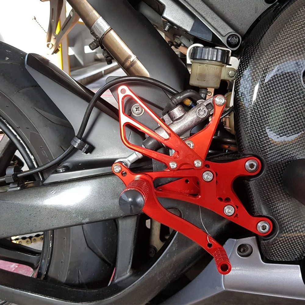 CNC Aluminum Alloy Motorcycle Rearset For YAMAHA YZF R1 YZFR1 1998-2003 Footrest Footpeg pedal Foot peg Rear Set