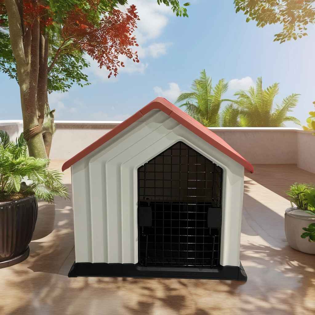 

Wholesale Removable Breathable OEM Custom Modern Luxury Plastic Outdoor Indoor Dog House Waterproof Pet Dog Cat House for Sale