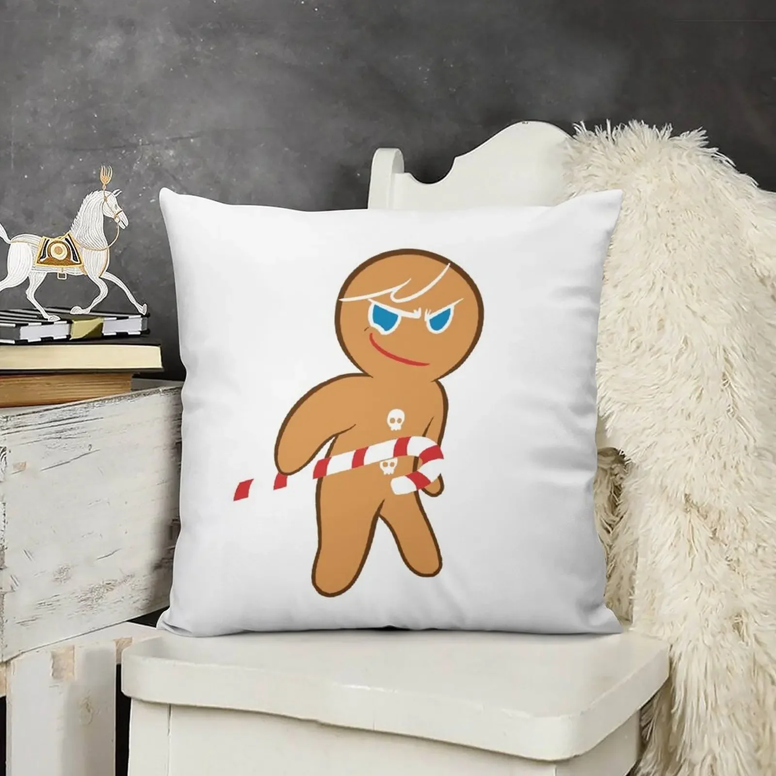 Ginger Brave Cookie Throw Pillow pillowcases for sofa cushions Sofa Covers For Living Room Pillow Case Christmas pillow