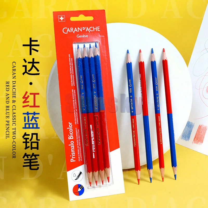 Caran d'Ache Prismalo Bicolor Pencils - Dual Tip Soft Aquarelle Pencils