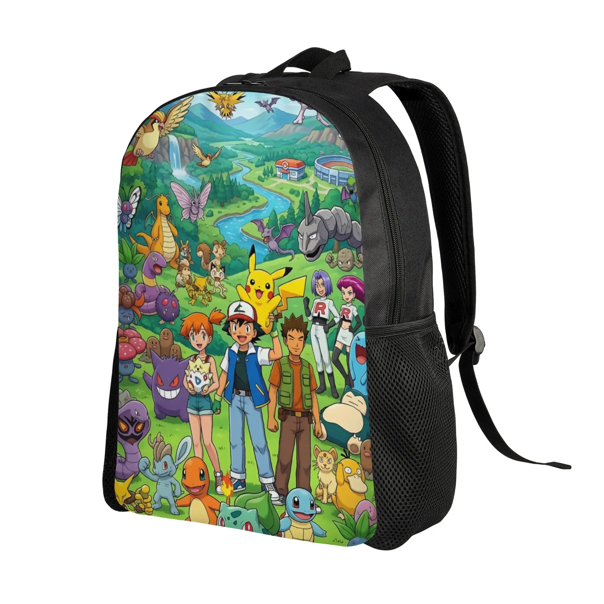 1Piece All New School Year Backpack Pokemon Unisex  Backpack