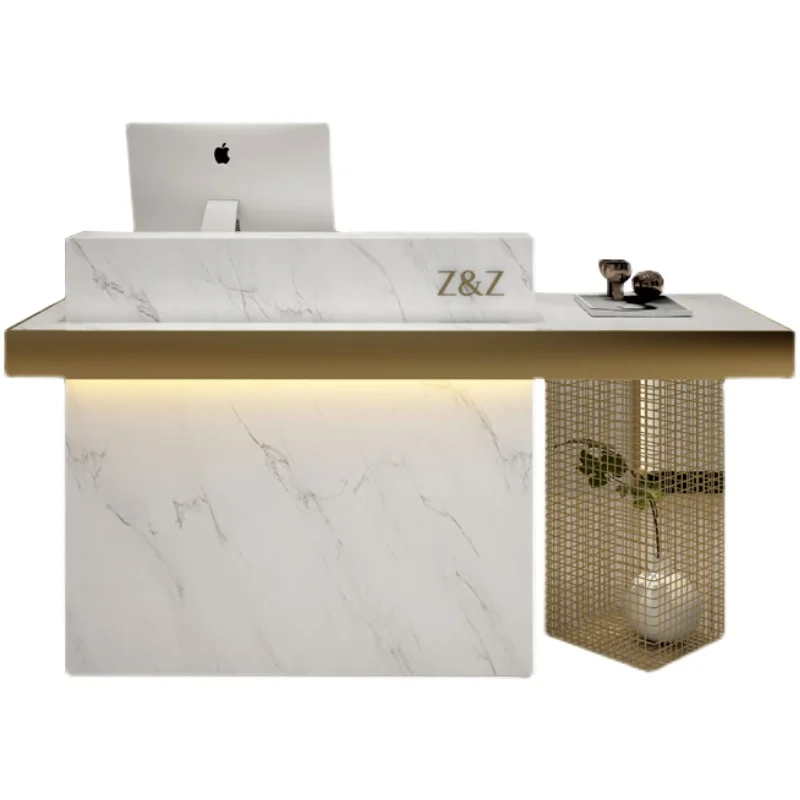 カスタマイズされた大理石の受信デスク,レセプションデスク,ホテルカウンター,販売,衣類ストア