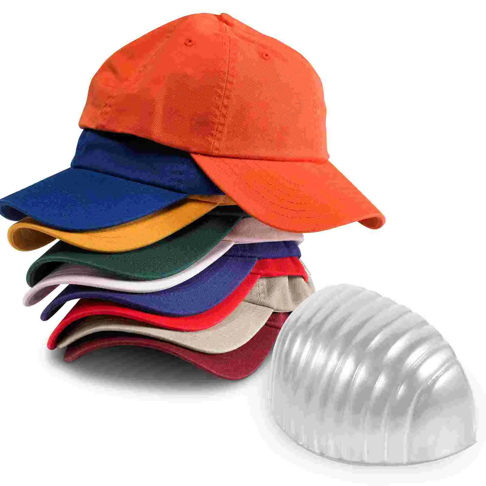 

20 Pcs Hat Holder Baskets Pre Egg Dispenser Decorating Stickers Carton Peaked Caps Stand Support Rib