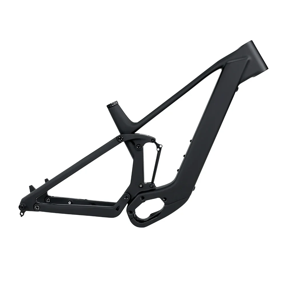 TWITER EM19 12*148mm full suspension carbon fiber e-bike frame with mid-mounted motor e mtb frame frameset electric bike frames