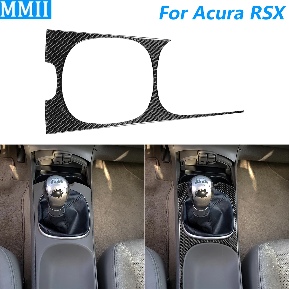 

Для Acura RSX 2002-2006: накладка на центральную консоль из карбона для панели переключения передач, декоративная наклейка, аксессуар для автомобиля
