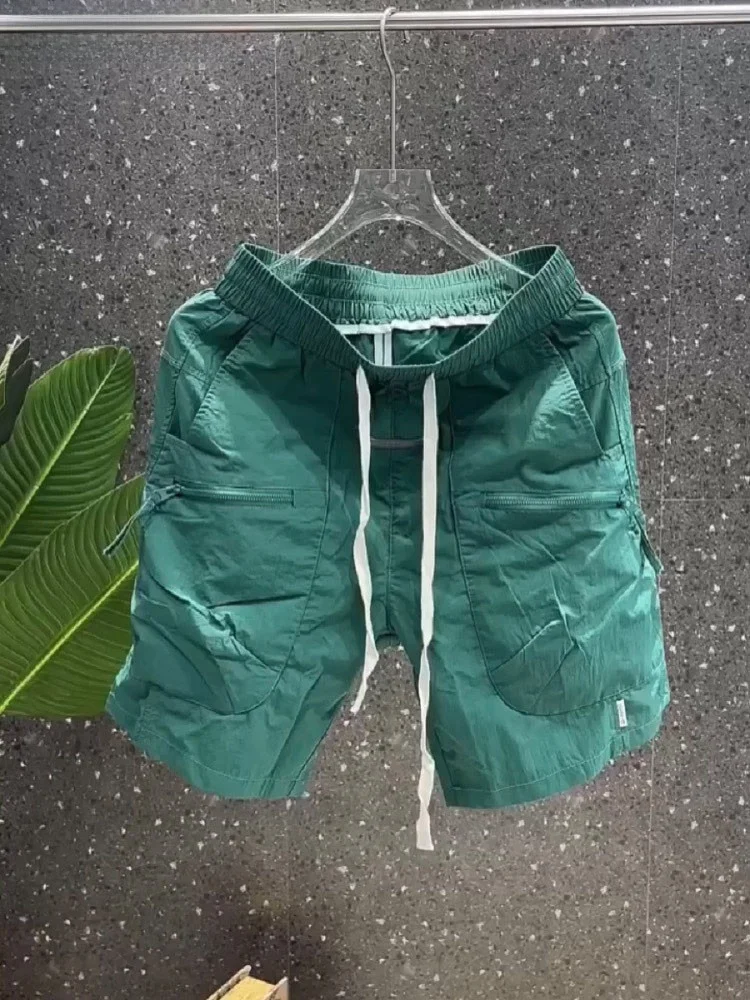 

Мужские летние тонкие быстросохнущие спортивные брюки в стиле ретро-японского рабочего стиля, свободные повседневные брюки в уличном стиле, цветные