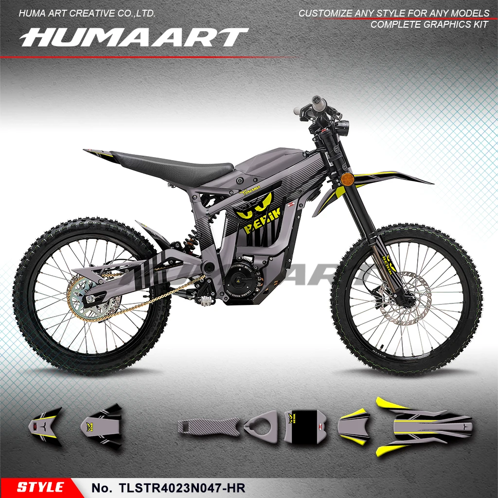 

HUMAART Adhesive Sticker Laminated Decals Kit for TALARIA Sting R With Front Plate,Talaria Fork, Dirt eBike Graphics