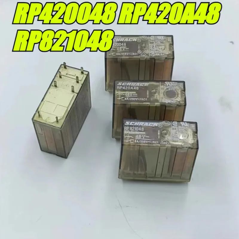 （Second-hand Original）1pcs/lot 100% original genuine relay:RP420048 RP420A48 RP821048 8pins TE relay