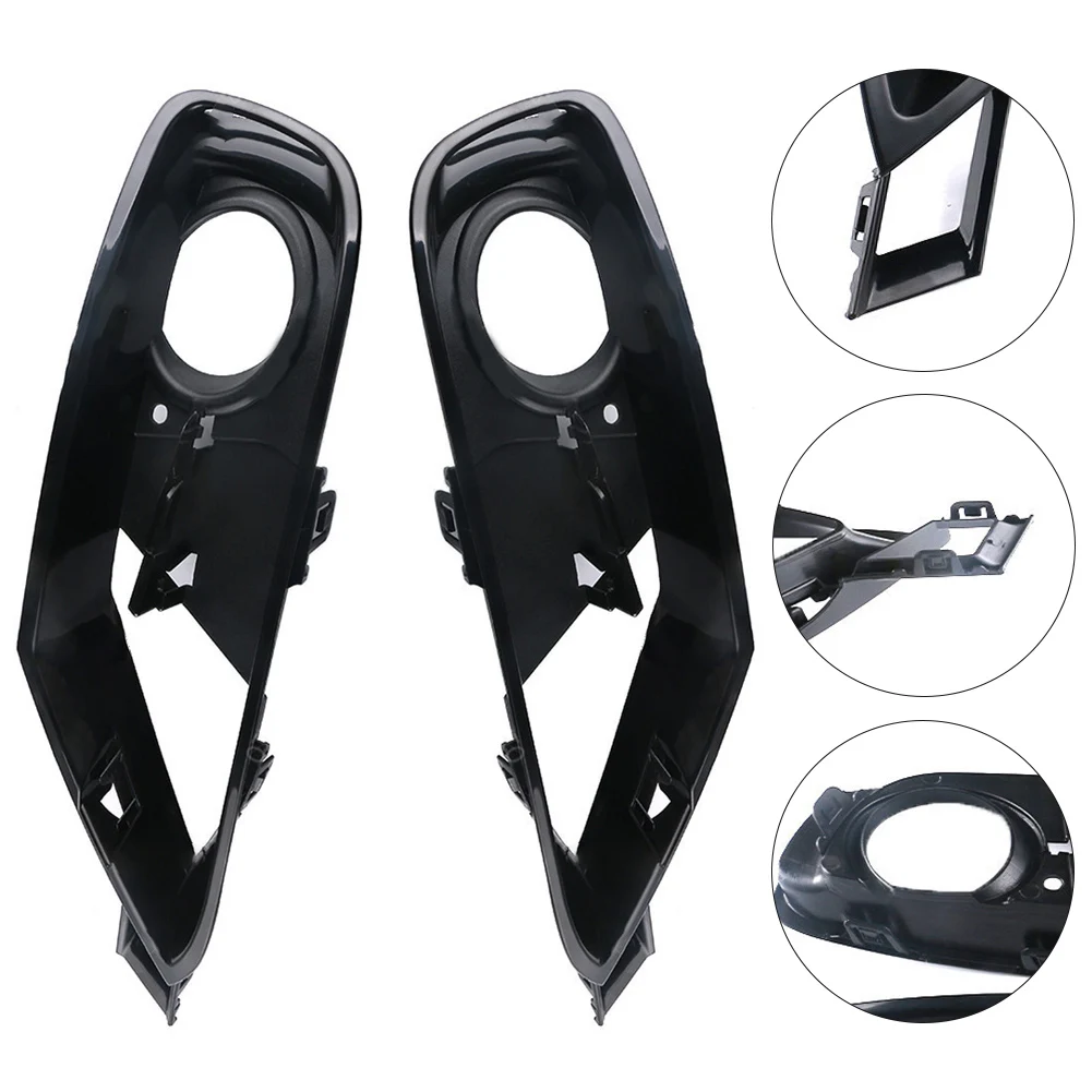 

Car Styling Vehicle Enhancement 30*10*5 Fog Lamp Grille Cover Car Accessories Cooling Efficiency Easy Installation