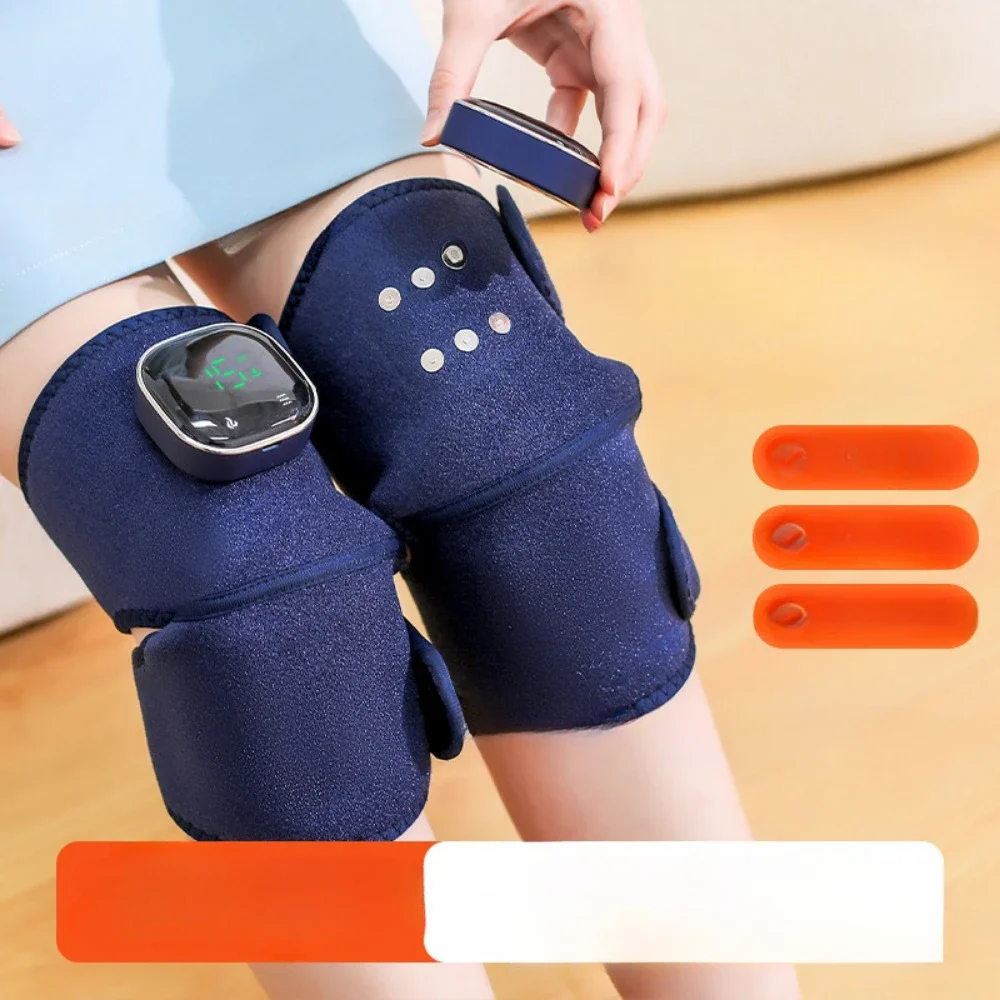 Portable Electric Knee Massager Leg Joint Heating Vibration Massage Therapy Elbow Support Arthritis Pain Physiotherapy Thermal